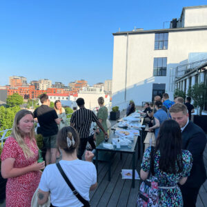 Copenhagen SEO Meetup 08-06-2023 - networking on the terrace